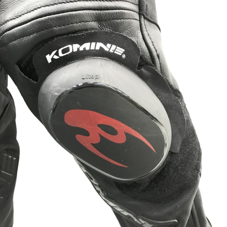 KOMINE コミネ S-54 レーシングスーツ MFJ公認 ブラック系 S バイク