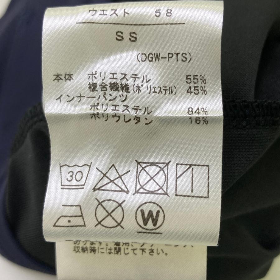 DESCENTE GOLF デサントゴルフ インナー付 切替 スカート ネイビー系