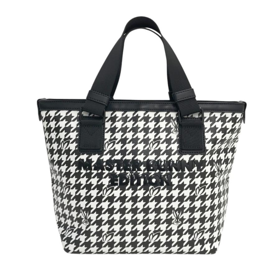 MASTER BUNNY EDITION マスターバニーエディション ×LOONEY TUNES カートバッグ バッグスバニー 千鳥柄 ブラック系  [240101435755] ゴルフウェア ストスト MASTER BUNNY EDITION マスターバニーエディション ×LOONEY