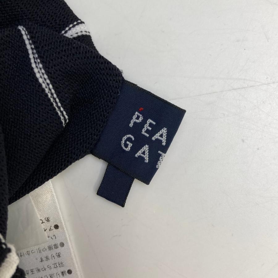 PEARLY GATES パーリーゲイツ ; 2023年 ニット セーター ストライプ柄 ネイビー系 1 ゴルフウェア レディースの画像