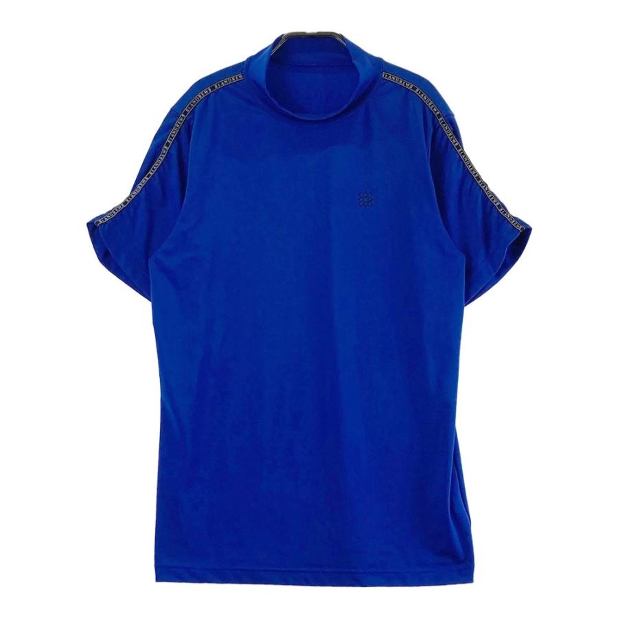 サイズ：M ST ANDREWS セントアンドリュース 2023年 ハイネック 半袖Tシャツ  ブルー系 [240101436231] ゴルフウェア メンズ ストスト St ANDREWS セントアンドリュース 2023年 ハイネック 半袖Tシャツ