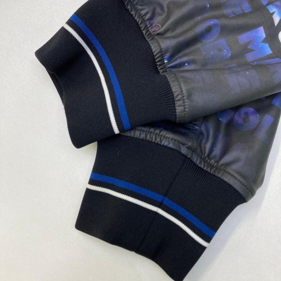 サイズ：48 MARK&LONA マークアンドロナ  裏メッシュ ジップジャケット 総柄 ブラック系 [240101436903] ゴルフウェア メンズ ストスト MARK&LONA マークアンドロナ 裏メッシュ ジップジャケット 総柄