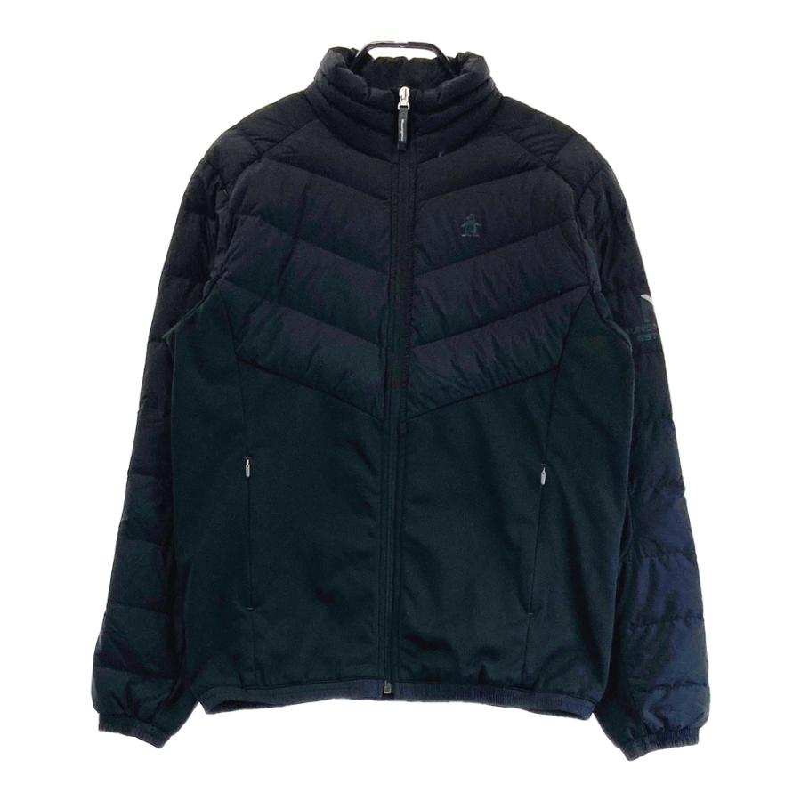 MUNSING WEAR マンシングウェア 切替ダウンジャケット ブラック系 L