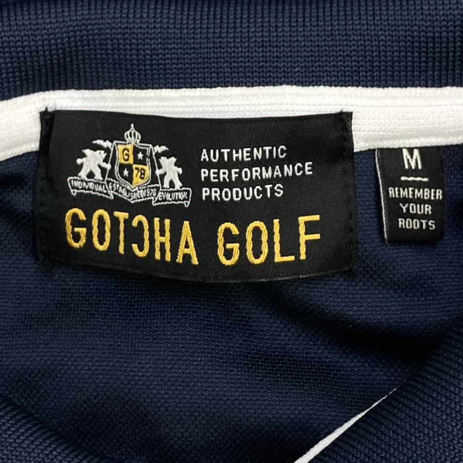 GOTCHA（ガッチャ） 半袖ポロシャツ ネイビー系 M ゴルフウェア メンズ