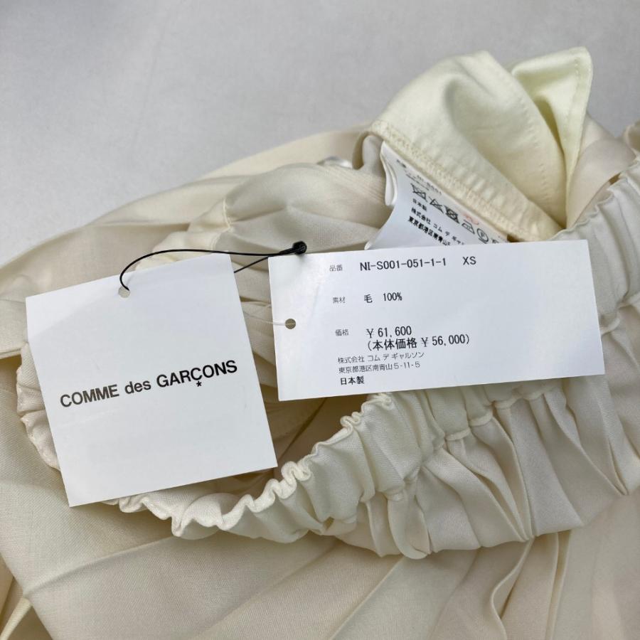 【新品】COMME des GARCONS コムデギャルソン NI-S001 スカート  ホワイト系 XS レディースの画像