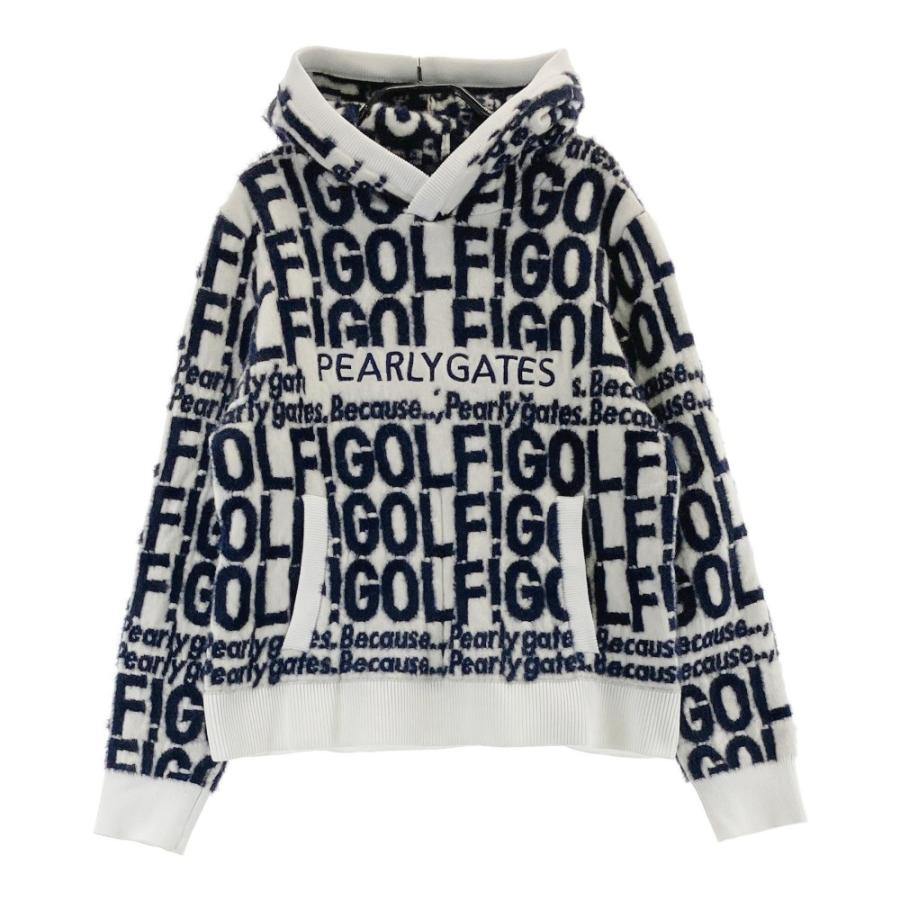 PEARLY GATES パーリーゲイツ 055-3270106 ニット パーカー 総柄