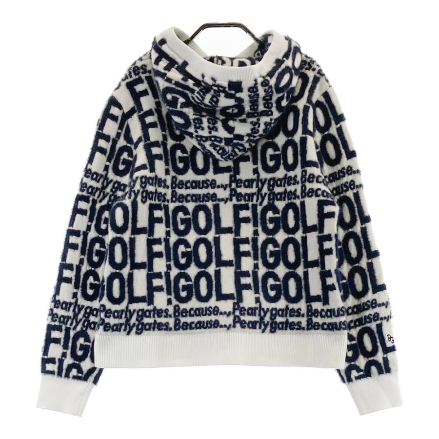 新品.未使用❣️PEARLY GATES ニットパーカー 0 PEARLY GATES パーリーゲイツ 055-3270106 ニット パーカー 総柄