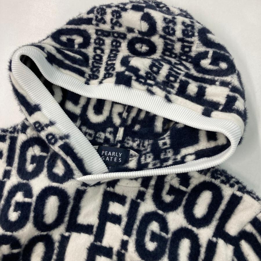 PEARLY GATES パーリーゲイツ 055-3270106 ニット パーカー 総柄