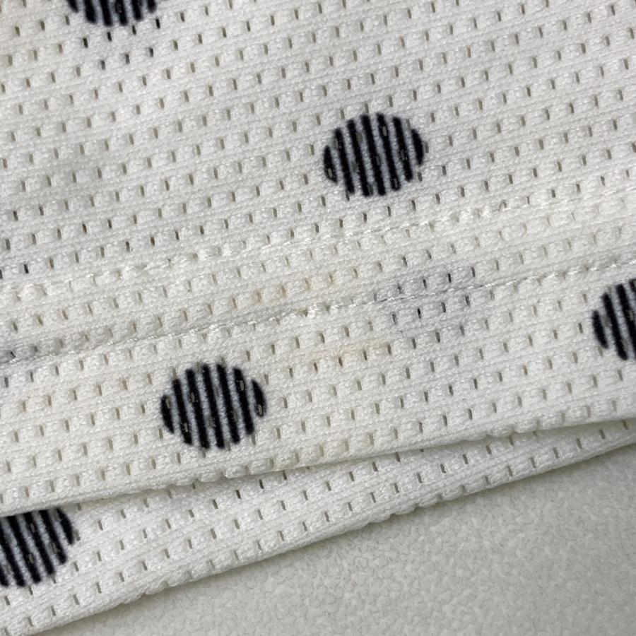 サイズ：1 MASTER BUNNY EDITION マスターバニーエディション 2023年 半袖ポロシャツ メッシュ ドット柄 ホワイト系 [240101437841] ゴルフウェア レディース ストスト MASTER BUNNY EDITION マスターバニーエディション 2023年 半袖