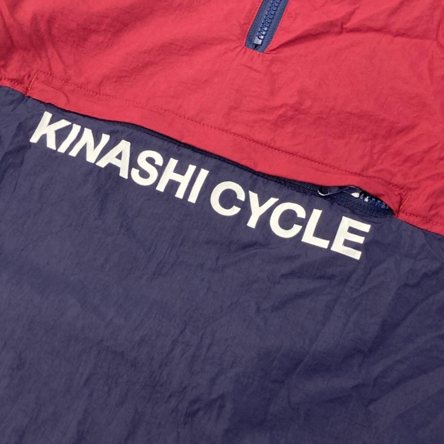KINASHI CYCLE 木梨サイクル パッカブル ハーフジップジャケット 