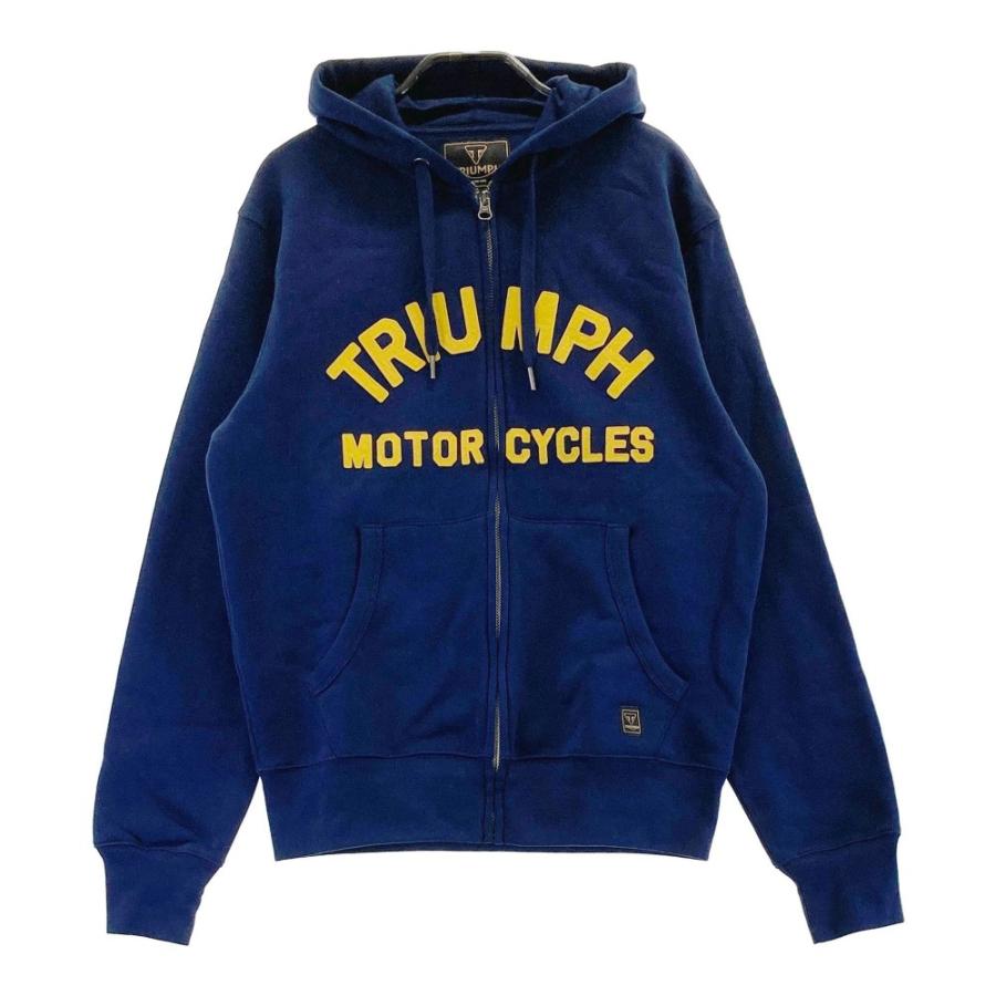 Triumph バイカー用ジャケット ネイビー