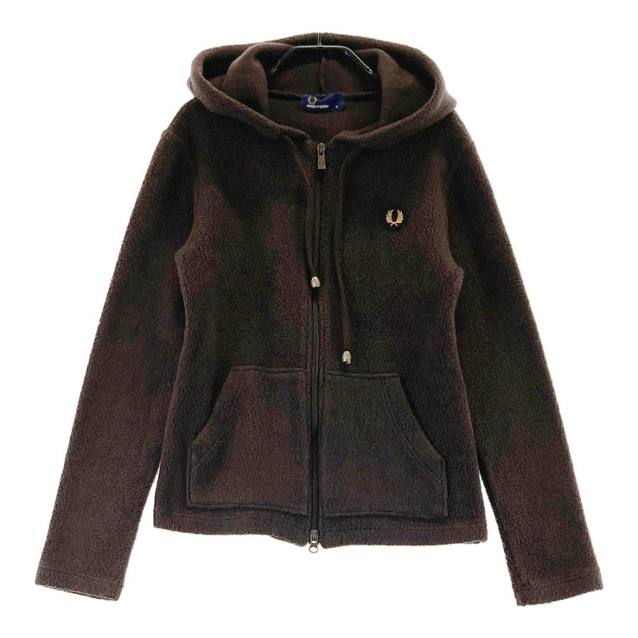 FRED PERRY フレッドペリー ボアジップパーカー ブラウン系 S