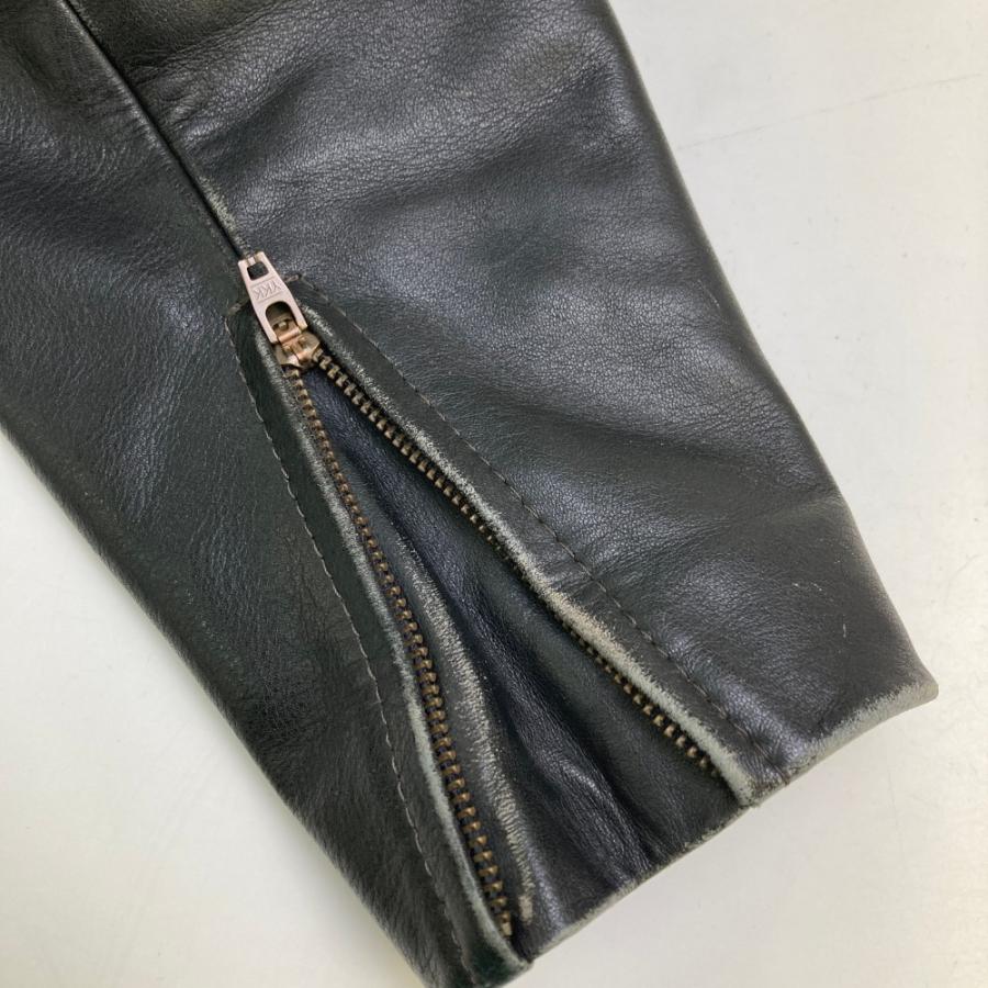 PAIR SLOPE ペアスロープ レザージャケット ブラック系 L バイクウェア