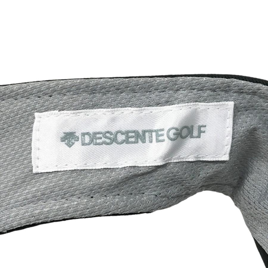 DESCENTE GOLF バイザー サイズF DESCENTE GOLF バイザー ブラック Fサイズ - メルカリ