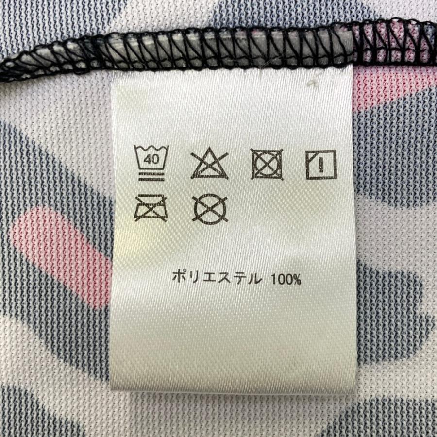 LOUD MOUTH ラウドマウス 半袖ポロシャツ レオパード ホワイト系