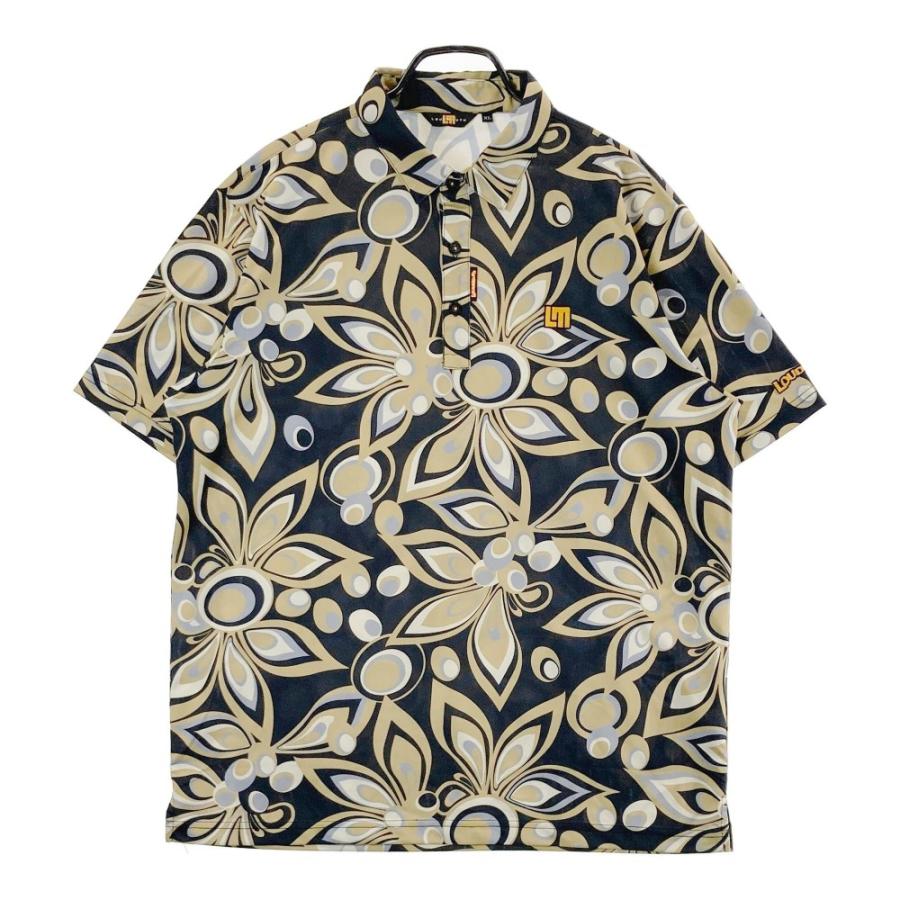 サイズ：XL LOUD MOUTH ラウドマウス  半袖ポロシャツ シャガデリック ベージュ系 [240101439223] ゴルフウェア メンズ ストスト LOUD MOUTH ラウドマウス 半袖ポロシャツ シャガデリック