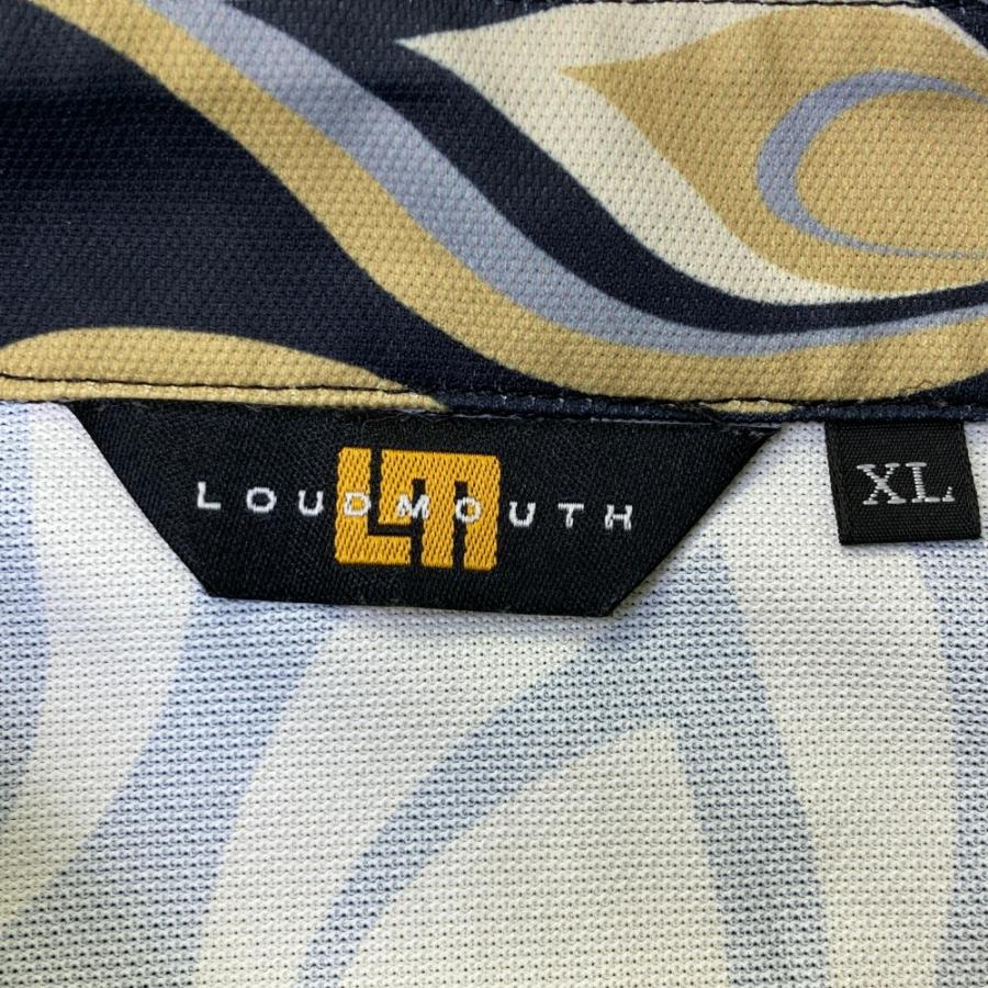 サイズ：XL LOUD MOUTH ラウドマウス  半袖ポロシャツ シャガデリック ベージュ系 [240101439223] ゴルフウェア メンズ ストスト LOUD MOUTH ラウドマウス 半袖ポロシャツ シャガデリック