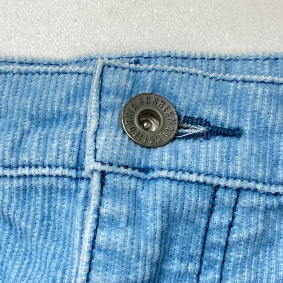 RON HERMAN ロンハーマン コーデュロイ ハーフパンツ ブルー系 S