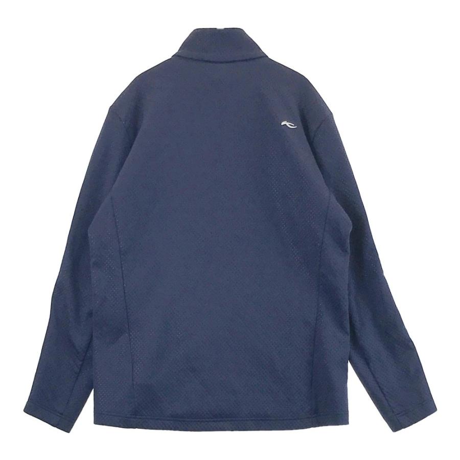 サイズ：46/XS KJUS チュース  ハーフジップ 長袖トレーナー  ネイビー系 [240101439516] ゴルフウェア メンズ ストスト KJUS チュース ハーフジップ 長袖トレーナー ネイビー系 46/XS