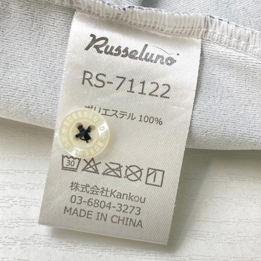 RUSSELUNO ラッセルノ 半袖ポロシャツ ルチャ刺繍 ブラック系 4