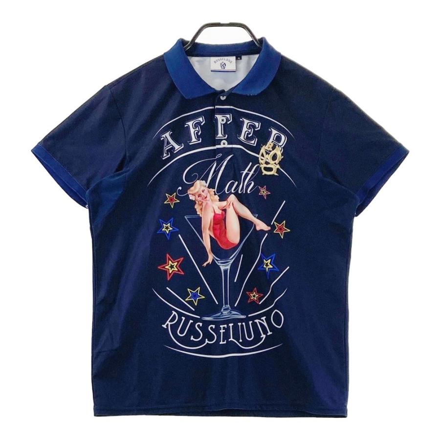極美品 ラッセルノ RUSSELUNO ゴルフ ポロシャツ ビッグルチャ 希少 極美品 ラッセルノ RUSSELUNO ゴルフ ポロシャツ ビッグルチャ