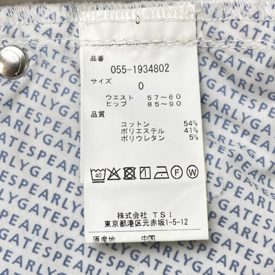 PEARLY GATES パーリーゲイツ ストレッチスカート ホワイト系 0 ゴルフ
