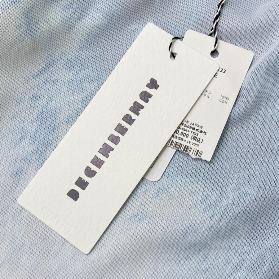 新品】DECEMBERMAY ディセンバーメイ ノースリーブポロシャツ プリント 