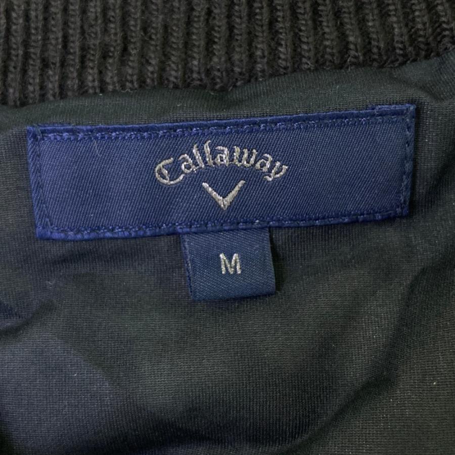 CALLAWAY キャロウェイ ニットセーター 千鳥 ブラック系 M ゴルフ