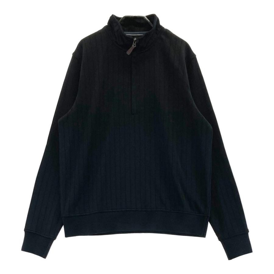 サイズ：2XL FOOT JOY フットジョイ 2023年モデル ハーフジップ 長袖ニットセーター  ネイビー系 [240101433299] ゴルフウェア メンズ ストスト FOOT JOY フットジョイ 2023年モデル ハーフジップ 長袖ニット