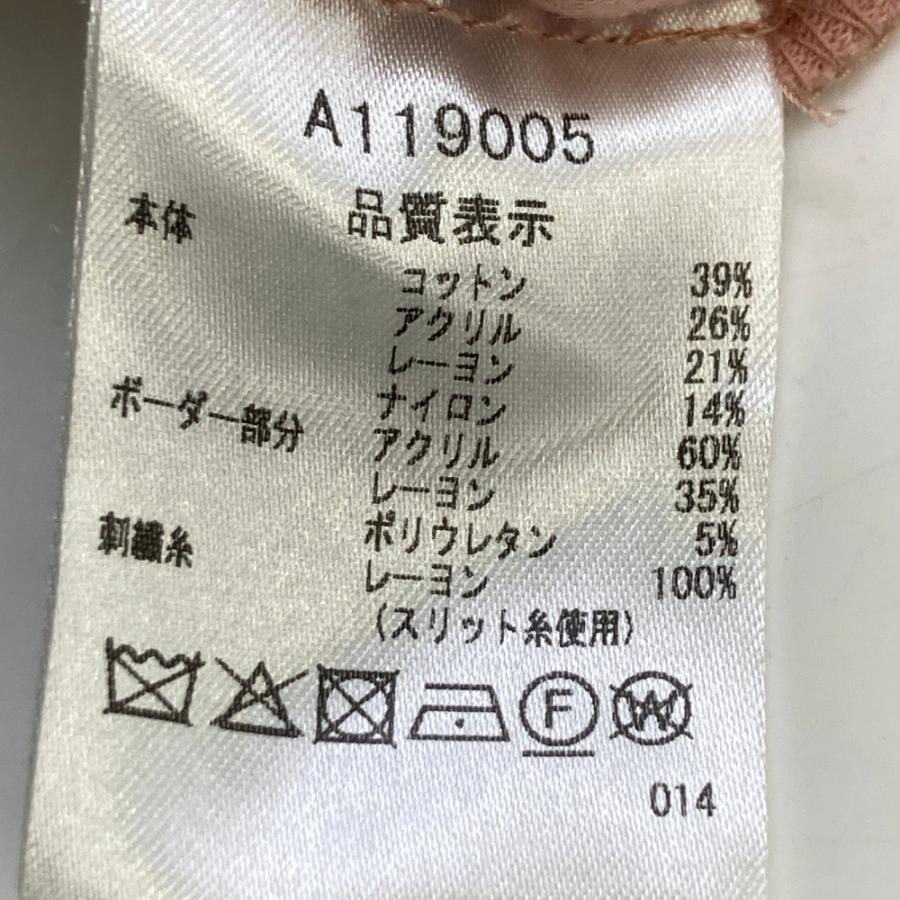 ARCHIVIO アルチビオ 起毛 長袖Tシャツ ピンク系 38 ゴルフウェア
