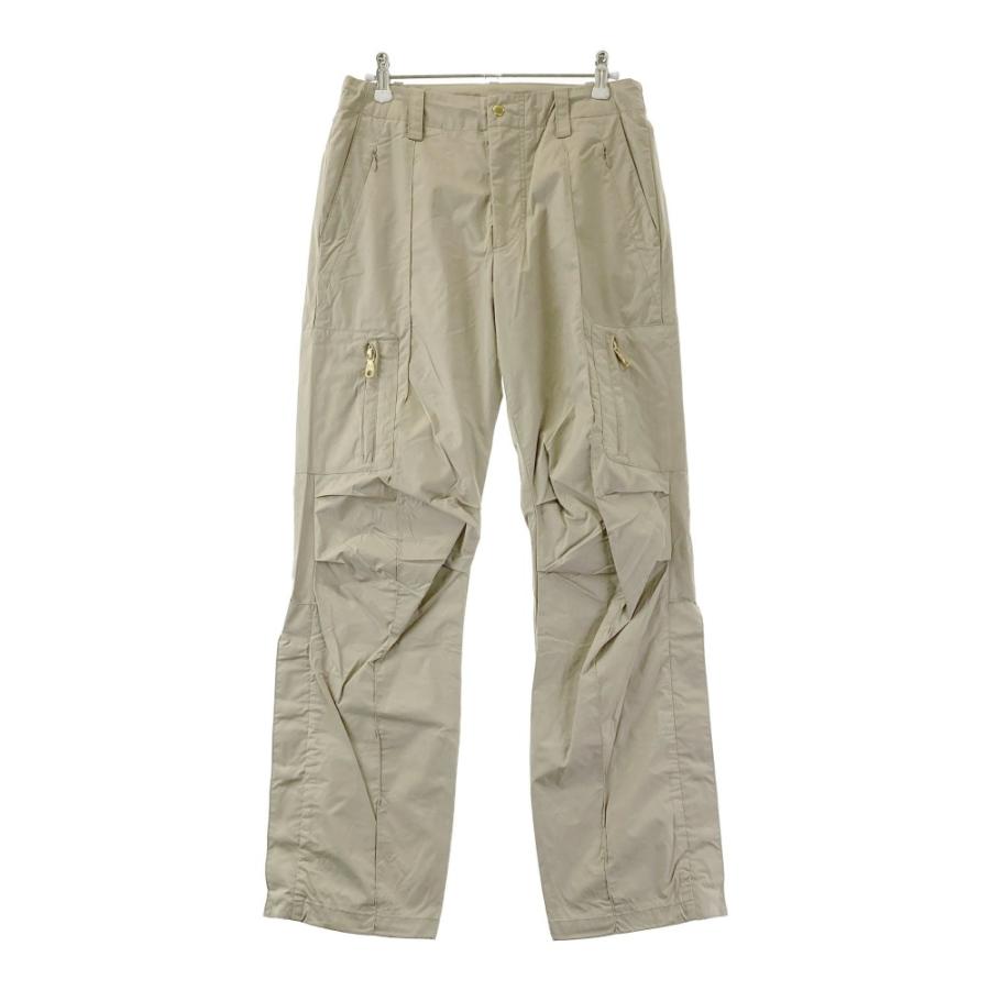 MARK & LONA GOLF パンツ ベージュ MARK&LONA マークアンドロナ 裏メッシュ ナイロンパンツ ベージュ系 S