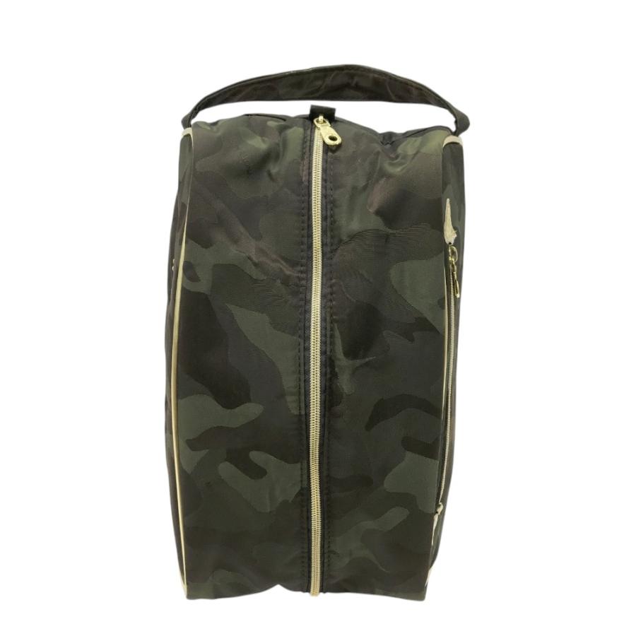 MARK&LONA マークアンドロナ シューズケース スカル カモフラ柄 カーキ