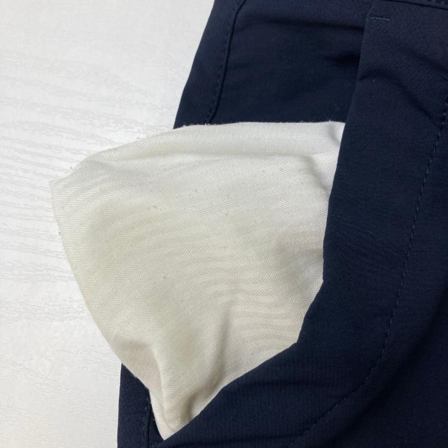 ジャックバニー　ネイビー　ゴルフウェア　パンツ　4　サイズ　M Jack Bunny ゴルフパンツ サイズ4 ネイビー ストレッチ ロゴ入り