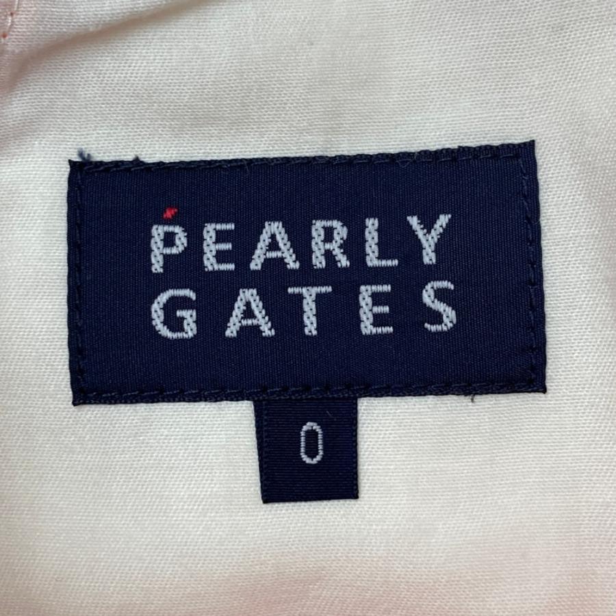 PEARLY GATES パーリーゲイツ ストレッチパンツ ロゴ刺繍 オレンジ系 0