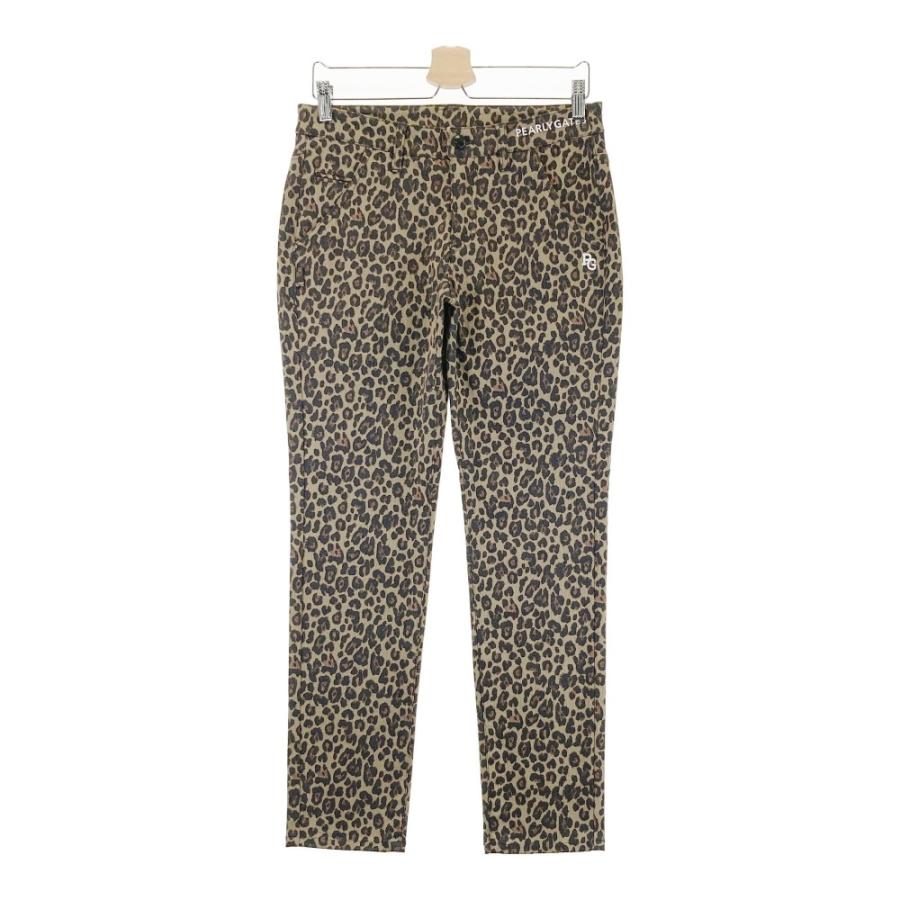 サイズ：2 PEARLY GATES パーリーゲイツ  パンツ レオパード ベージュ系 [240101441436] ゴルフウェア レディース ストスト PEARLY GATES パーリーゲイツ パンツ レオパード ベージュ系 2