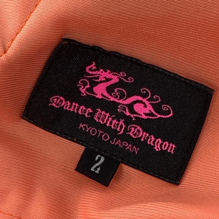 Dance With Dragon レディース ゴルフスカート ハイビスカス柄 Dance With Dragon（ダンスウィズドラゴン） ; ストレッチスカート