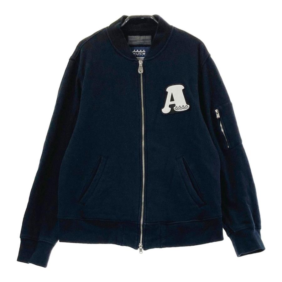 サイズ：6 MUTA MARINE ムータマリン ×ACANTHUS 裏起毛スウェットジップジャケット  ネイビー系 [240101442055] ゴルフウェア メンズ ストスト muta MARINE（ムータマリン） ×ACANTHUS 裏起毛スウェットジップ
