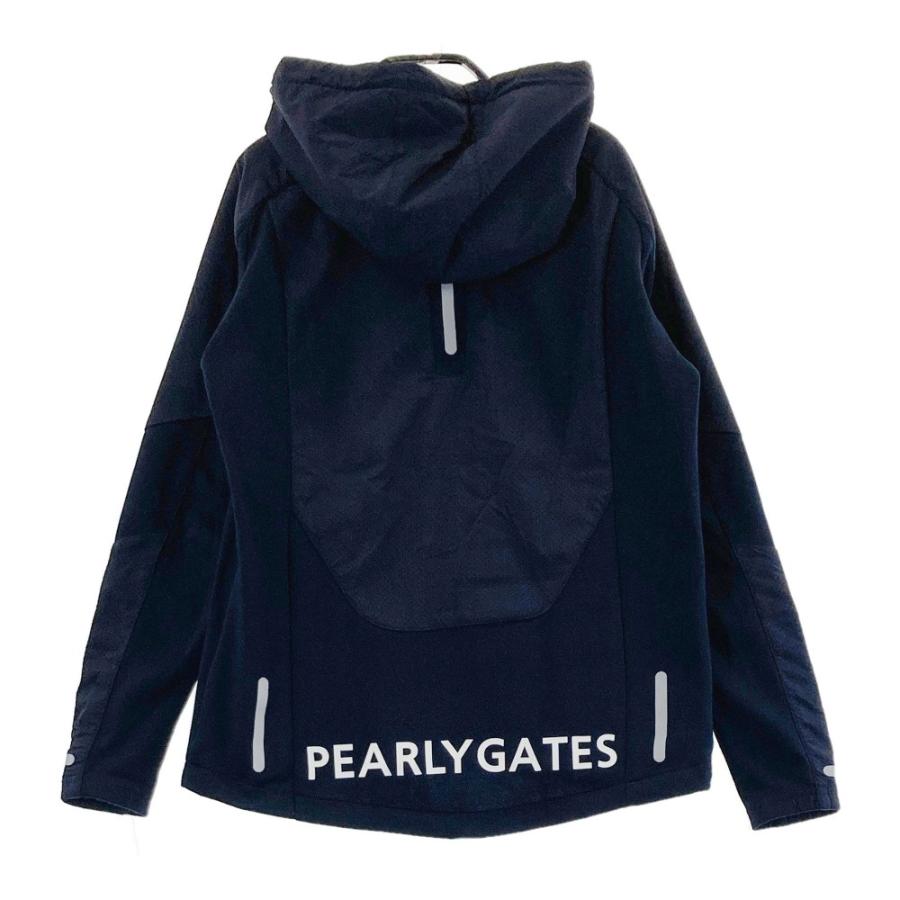 PEARLY GATES パーリーゲイツ 切替ジップパーカー ネイビー系 0 ゴルフ