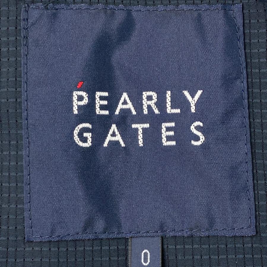 PEARLY GATES パーリーゲイツ 切替ジップパーカー ネイビー系 0 ゴルフ
