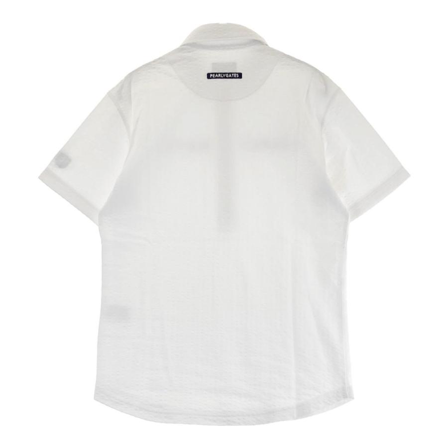 新品未使用　PEARLY GATES ホワイトポロシャツサイズ4 PEARLY GATES パーリーゲイツ 半袖ポロシャツ ホワイト系 4