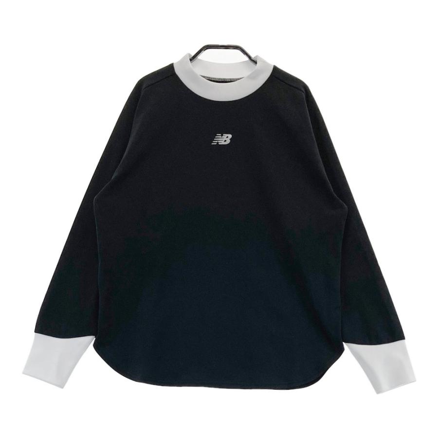 サイズ：1 NEW BALANCE GOLF ニューバランス 2023年モデル モックネック 長袖Tシャツ 総柄 ベージュ系 [240101471088] ゴルフウェア レディース ストスト NEW BALANCE GOLF ニューバランス 2023年モデル モックネック