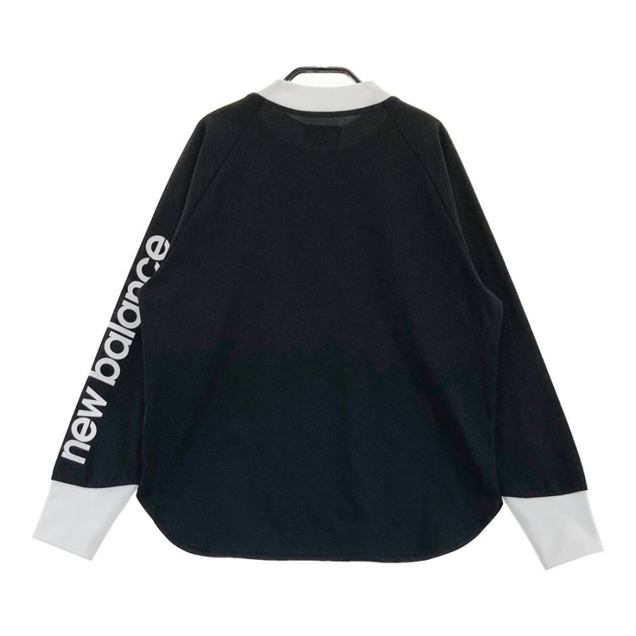 サイズ：1 NEW BALANCE GOLF ニューバランス 2025年モデル モックネック 長袖Tシャツ  ブラック系 [240101442258] ゴルフウェア レディース ストスト NEW BALANCE GOLF ニューバランス 2025年モデル モックネック
