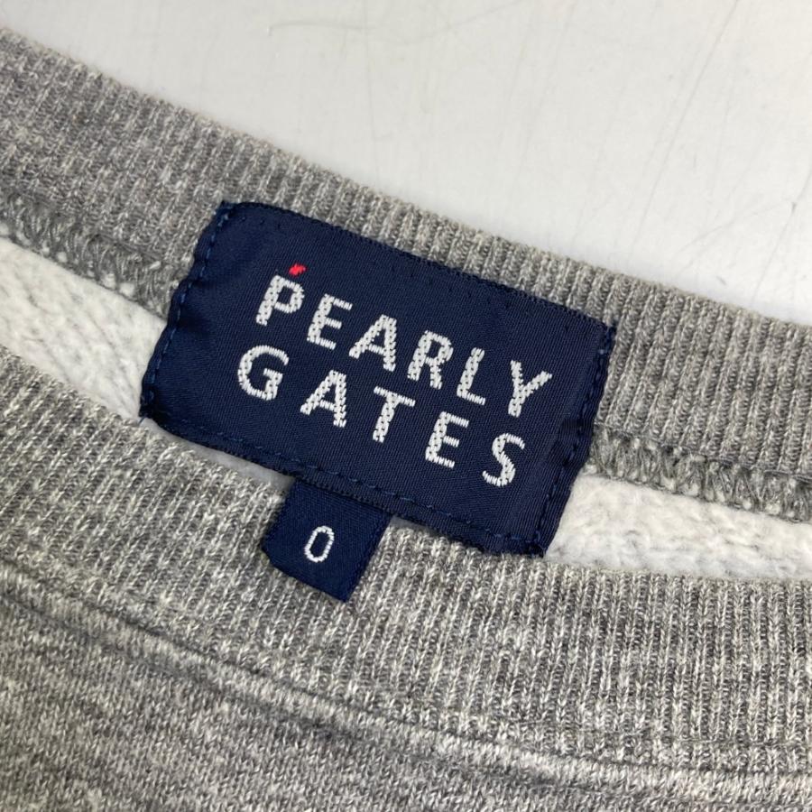 PEARLY GATES（パーリーゲイツ） 裏起毛スウェット トレーナー グレー