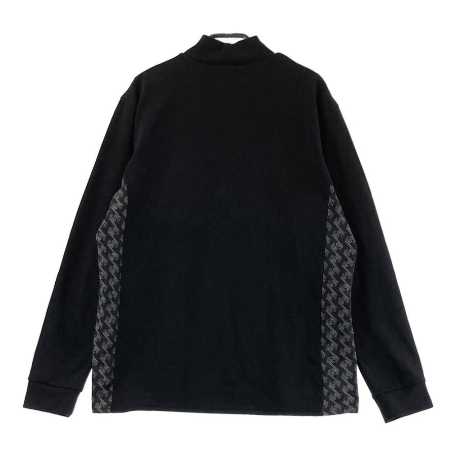 サイズ：XL RESURRECTION レザレクション 22AWIN04-M 長袖モックネックTシャツ  ブラック系 [240101442376] ゴルフウェア メンズ ストスト Resurrection レザレクション 22AWIN04-M 長袖モックネックTシャツ