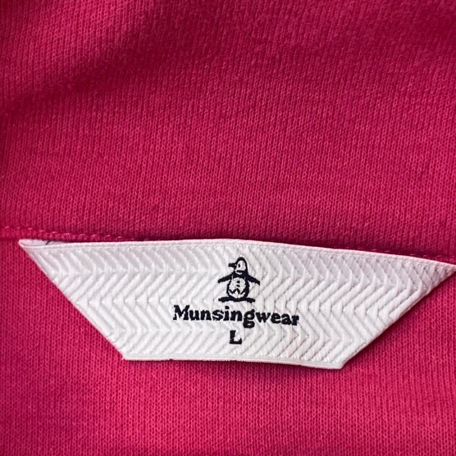 MUNSING WEAR マンシングウェア ジップジャケット ピンク系 L ゴルフ