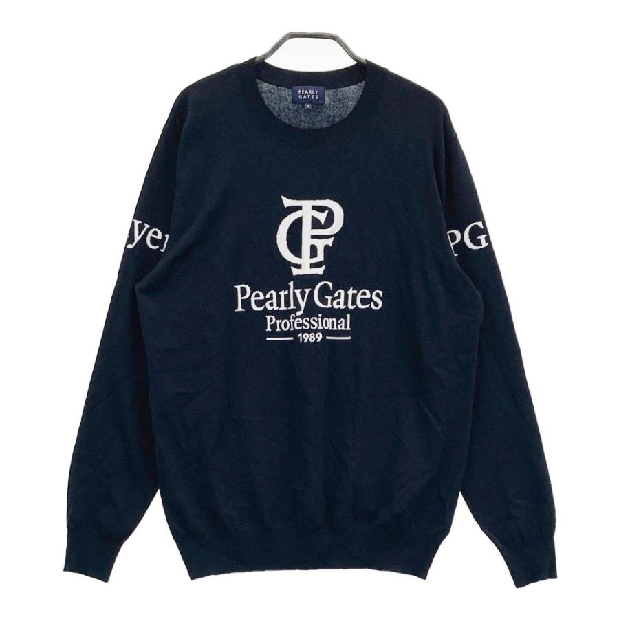 美品】PEARLY GATES パーリーゲイツ 2024年 ニット セーター ネイビー