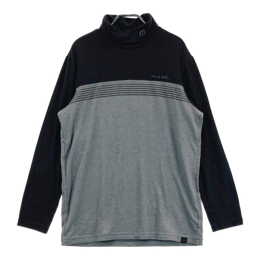 TRAVIS MATHEW トラビスマシュー タートルネック長袖Tシャツ グレー系