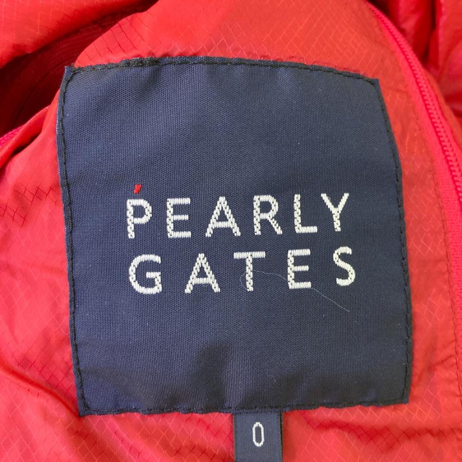 PEARLY GATES パーリーゲイツ 2WAY ダウンジャケット レッド系 0