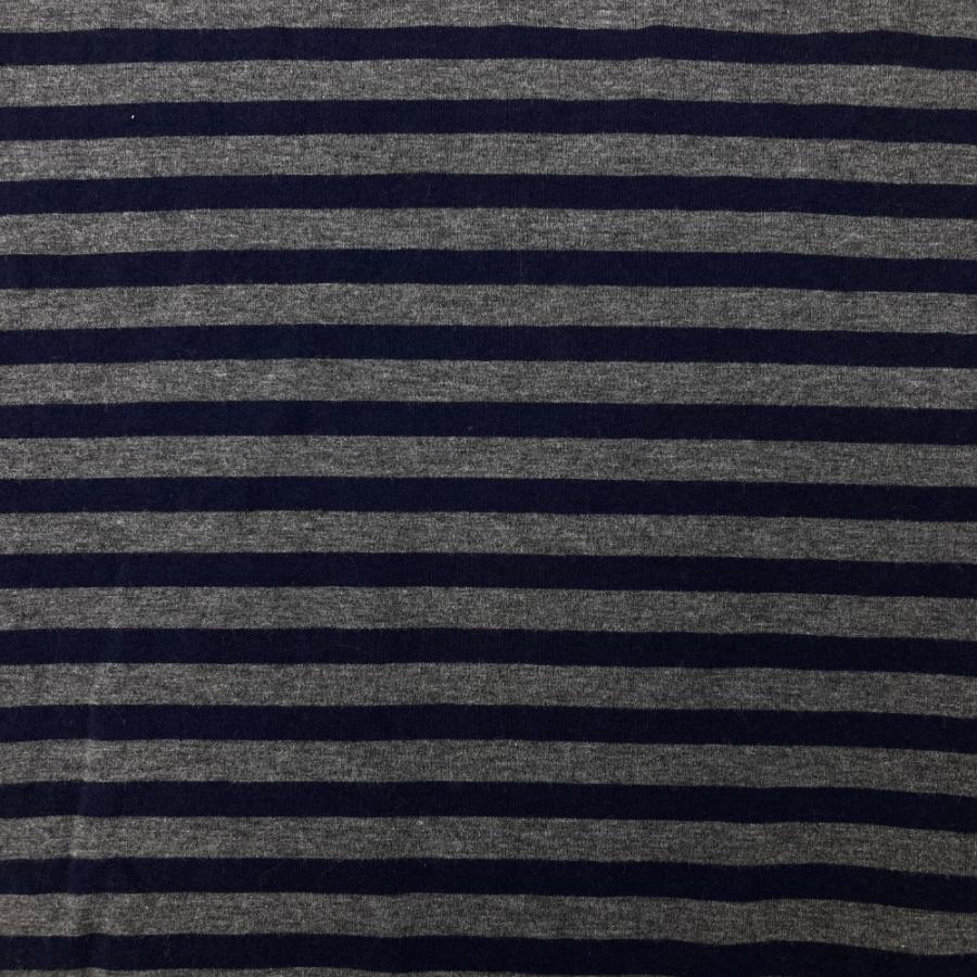サイズ：4 PEARLY GATES パーリーゲイツ  長袖ハイネックTシャツ ボーダー グレー系 [240101443782] ゴルフウェア メンズ ストスト PEARLY GATES（パーリーゲイツ） 長袖ハイネックTシャツ ボーダー