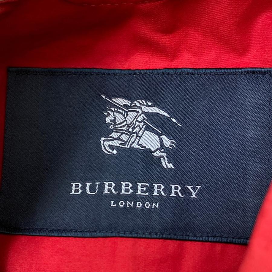 BURBERRY バーバリー コットン ステンカラーコート レッド系 9